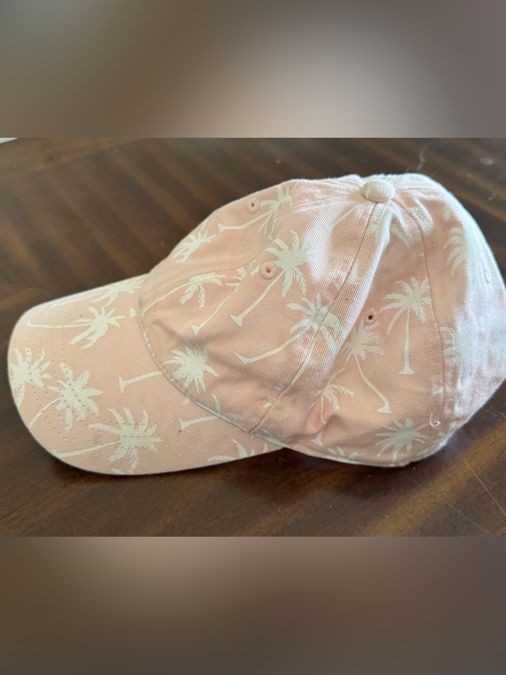 Summer Fridays Pink Palm Tree Baseball Cap - Women